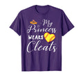 My Princess Wears Cleats Softball Gift T-Shirt - Unique Graphic Men Women - T-Shirt, Sweatshirt, Hoodie