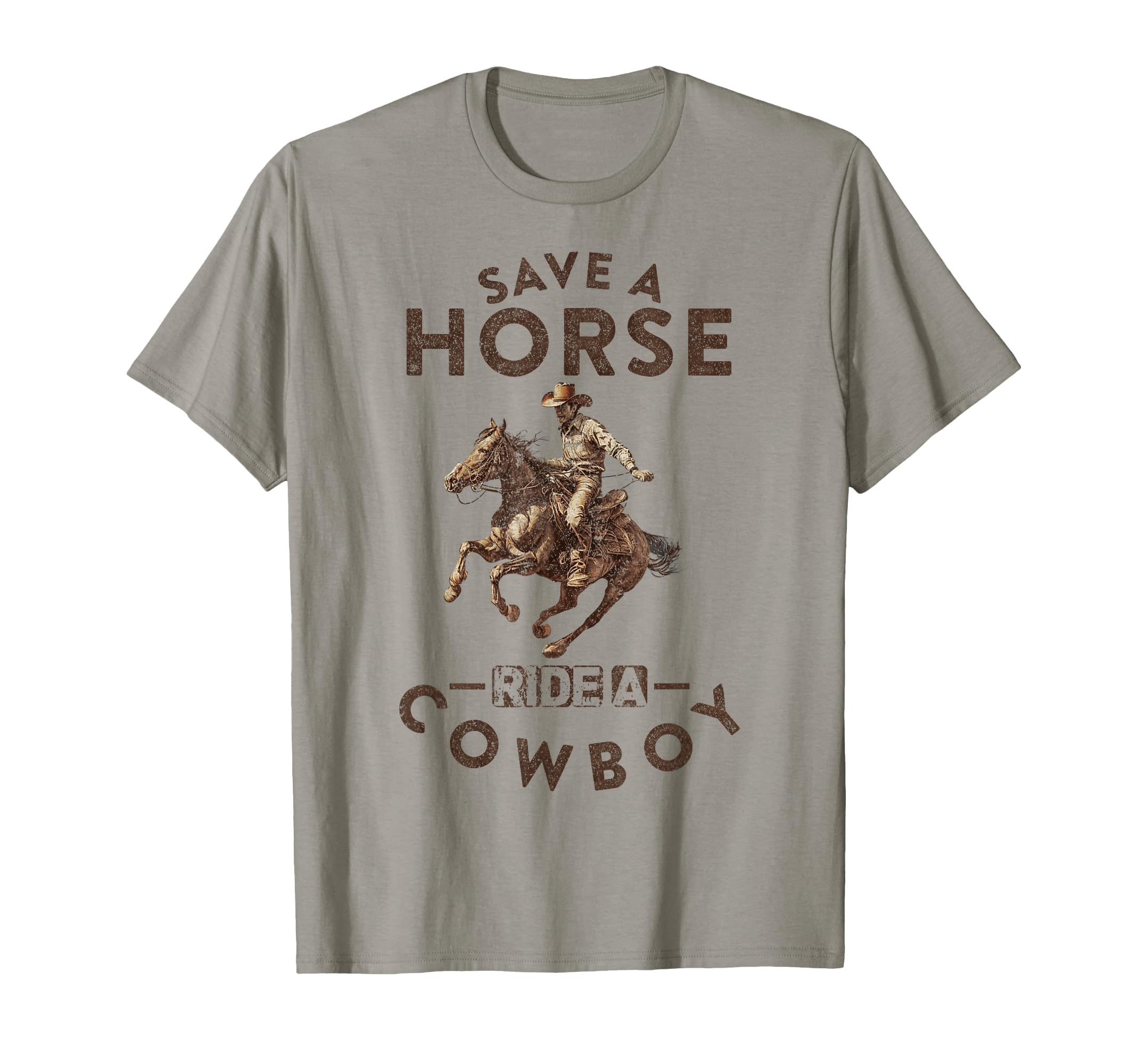 Save Horse Ride Cowboy Horseback Riding T-Shirt - Graphic Print Men Women - T-Shirt, Sweatshirt, Hoodie