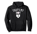 Thats My 3 Baseball Jersey Number 3 Hoodie - Fun Novelty Design Men Women - T-Shirt, Sweatshirt, Hoodie