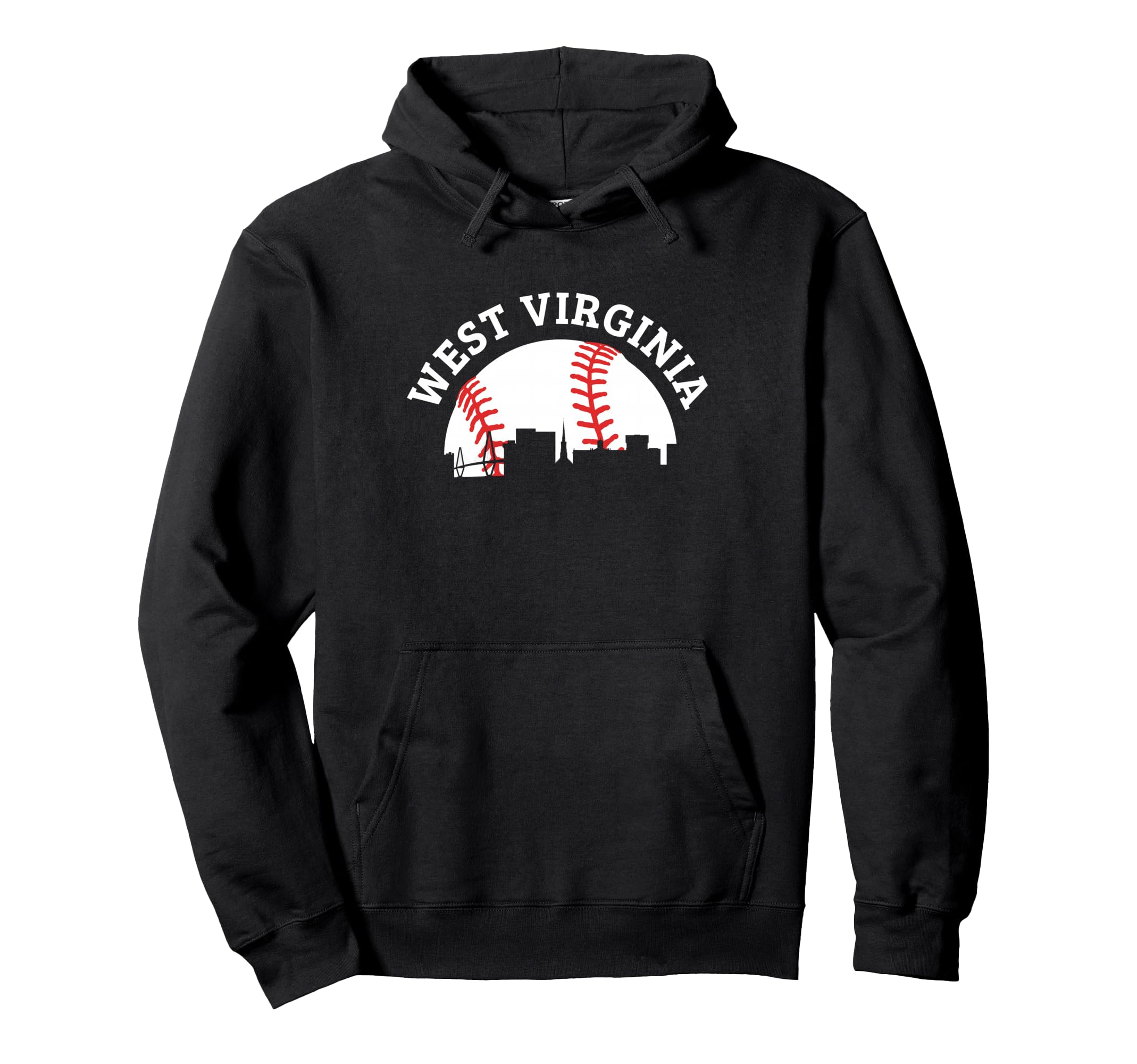 West Virginia Baseball State Pride Hoodie - Trendy Graphic Men Women - T-Shirt, Sweatshirt, Hoodie