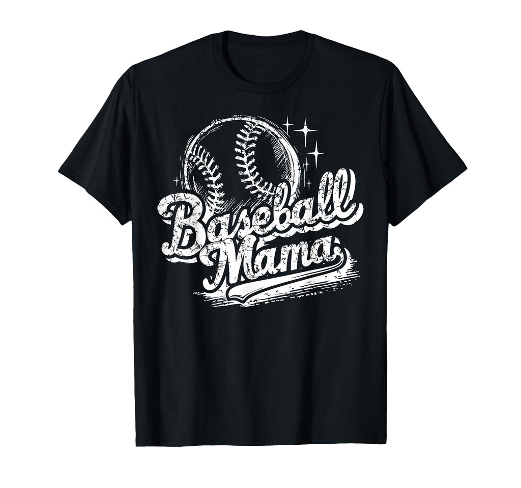 Baseball Mama Game Day Shirts T-Shirt - Custom Art Print Men Women - T-Shirt, Sweatshirt, Hoodie