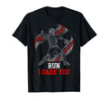 Run I Dare You Funny Baseball Catcher T-Shirt - Graphic Print for Adults - T-Shirt, Sweatshirt, Hoodie