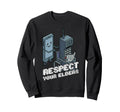 Respect Your Elders 80S Gaming Sweatshirt - Streetwear Style for Adults - T-Shirt, Sweatshirt, Hoodie