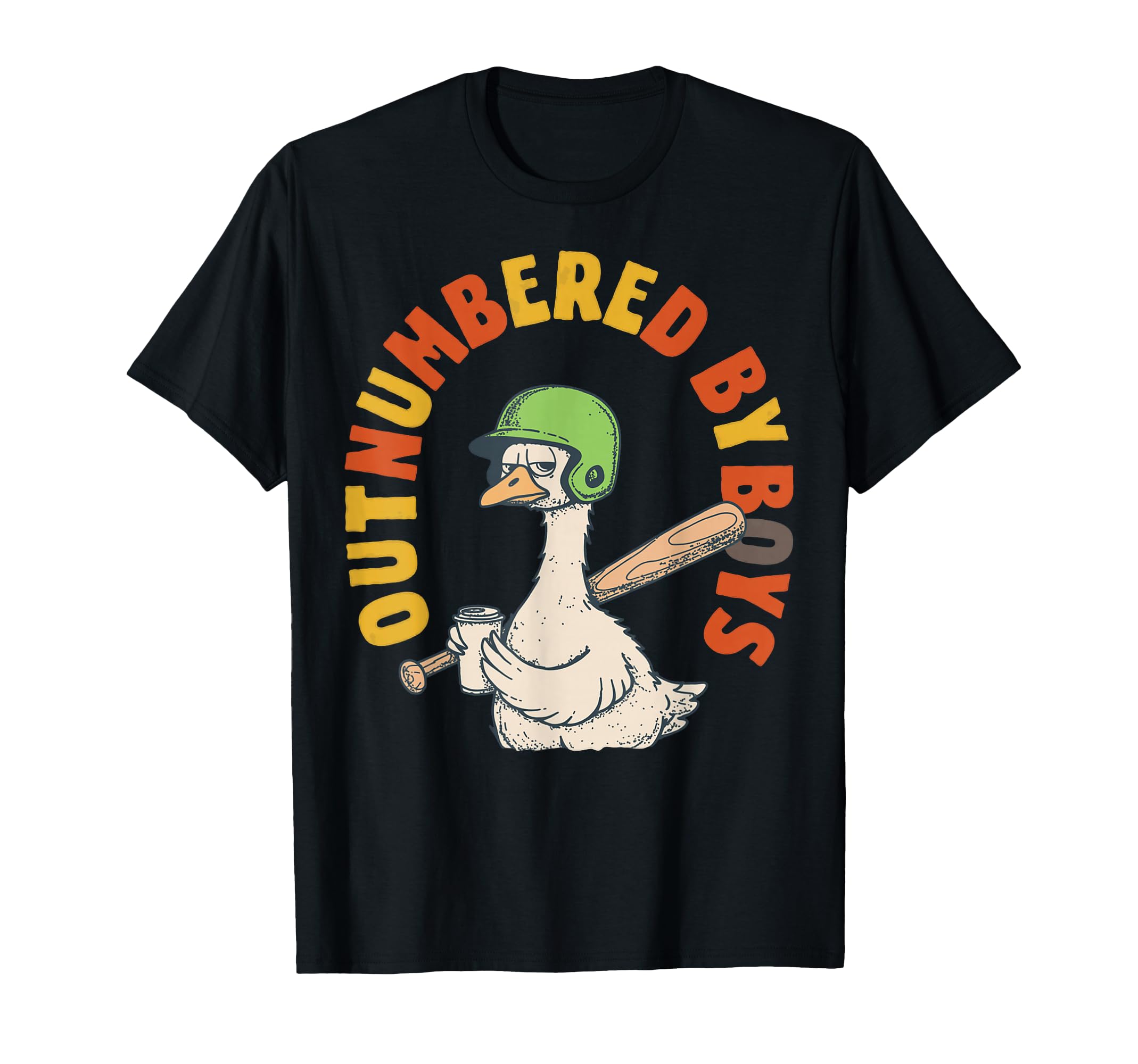 Mom Goose Mothers Day Outnumbered T-Shirt - Casual Everyday Wear Men Women - T-Shirt, Sweatshirt, Hoodie