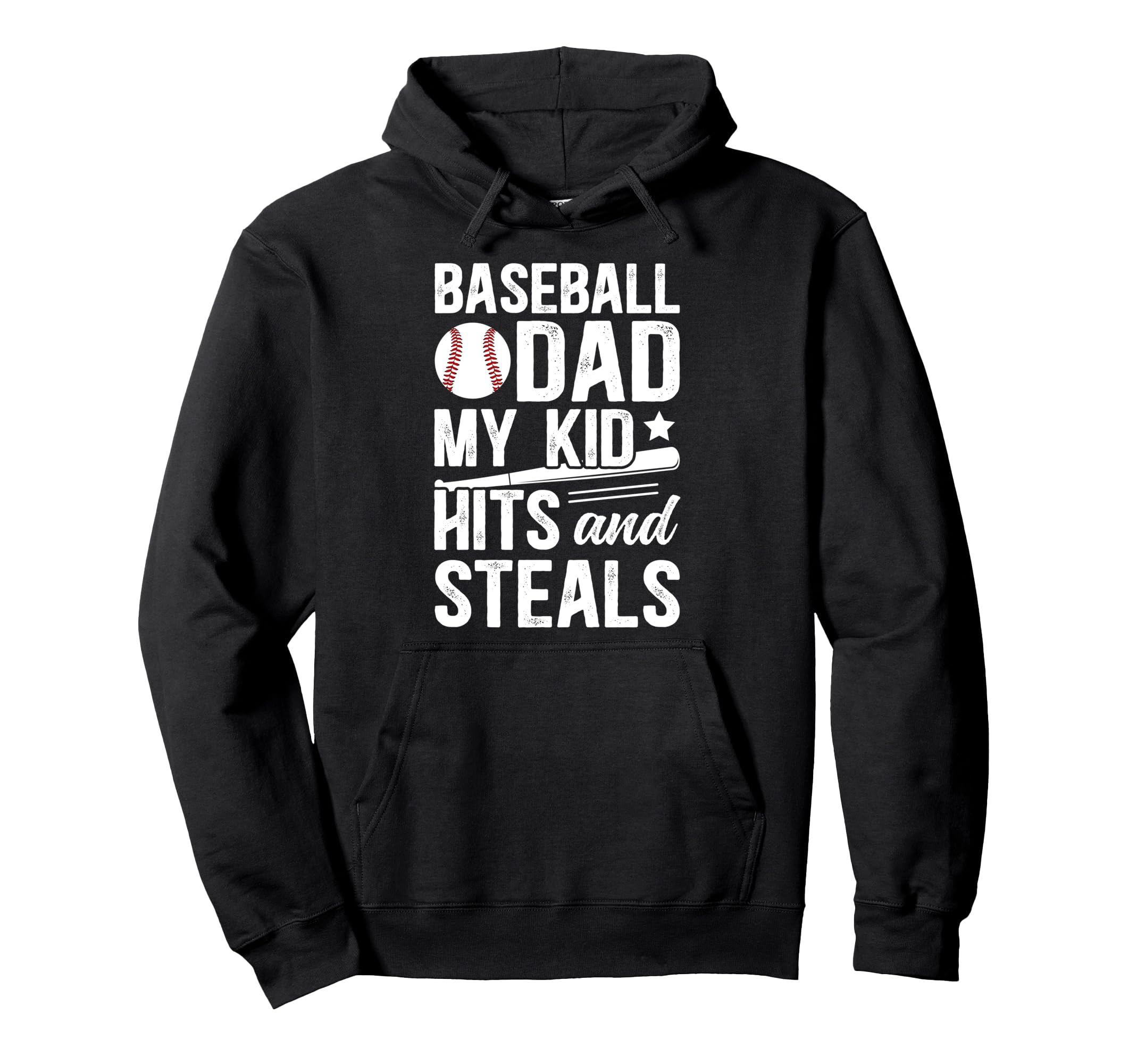 Funny Baseball Dad Baseball Player Dad Hoodie - Unique Graphic for Adults - T-Shirt, Sweatshirt, Hoodie
