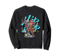 Graffiti Hip Hop Old School Sweatshirt - Trendy Graphic for Adults - T-Shirt, Sweatshirt, Hoodie