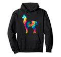 Funny Llama Tie Dye Psychedelic Hoodie - Streetwear Style for Adults - T-Shirt, Sweatshirt, Hoodie