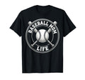 Baseball Mom Life T-Shirt - Novelty Apparel Unisex - T-Shirt, Sweatshirt, Hoodie