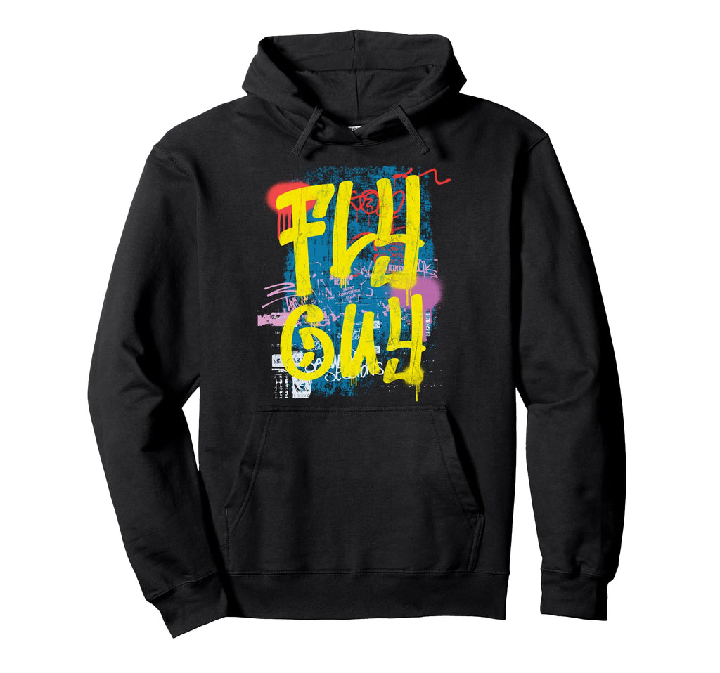 Fly Guy 80S 90S Rap B Old School Hip Hoodie - Fun Novelty Design Men Women - T-Shirt, Sweatshirt, Hoodie