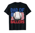 Dad Ballers Baseball Patriotic Flag T-Shirt - Unique Graphic for Adults - T-Shirt, Sweatshirt, Hoodie