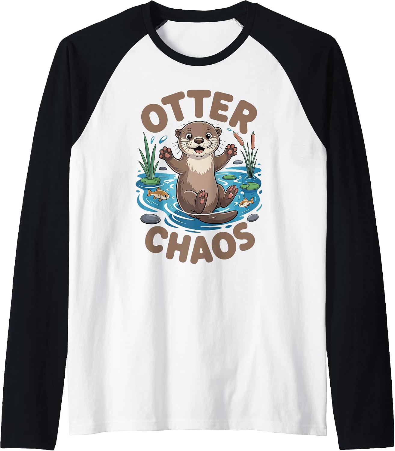 Otter Chaos Nature Merch. - Adult & Kids T-Shirts, Sweatshirts & Hoodies apparel design preview 1