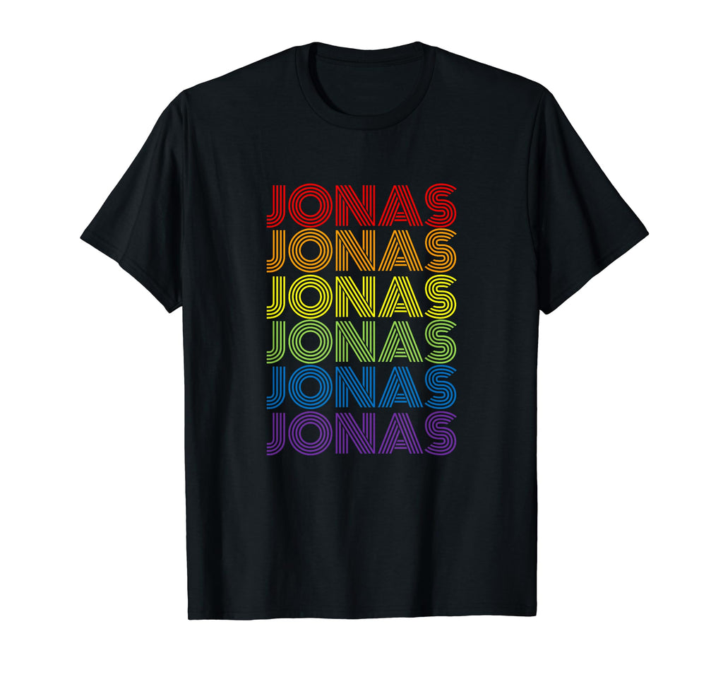 Jonas Rainbow T-Shirt - Novelty Apparel Unisex - T-Shirt, Sweatshirt, Hoodie