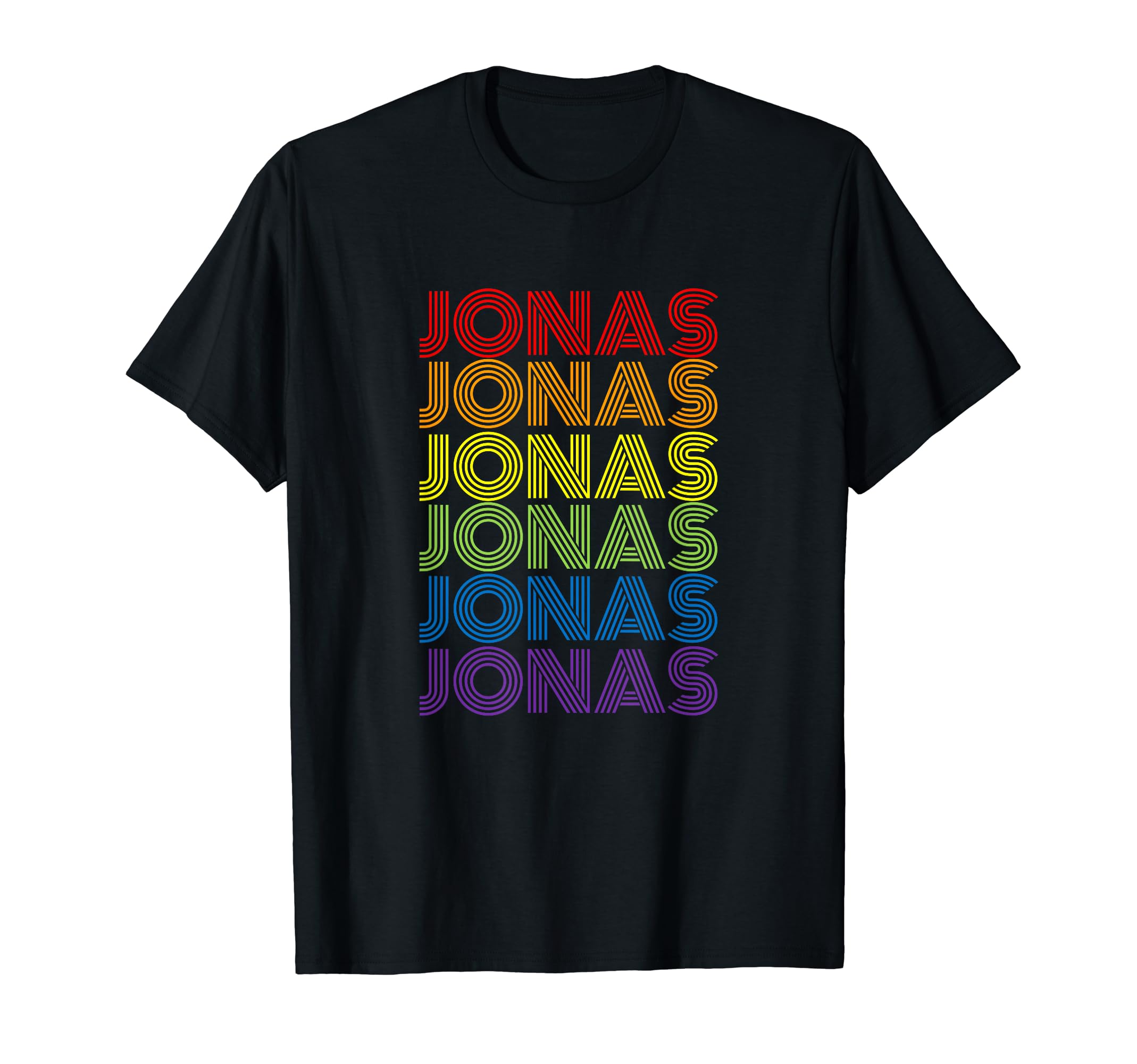 Jonas Rainbow T-Shirt - Novelty Apparel Unisex - T-Shirt, Sweatshirt, Hoodie