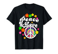 Peace Sign Peace And Love Tie Dye And T-Shirt - Novelty Apparel Men Women - T-Shirt, Sweatshirt, Hoodie