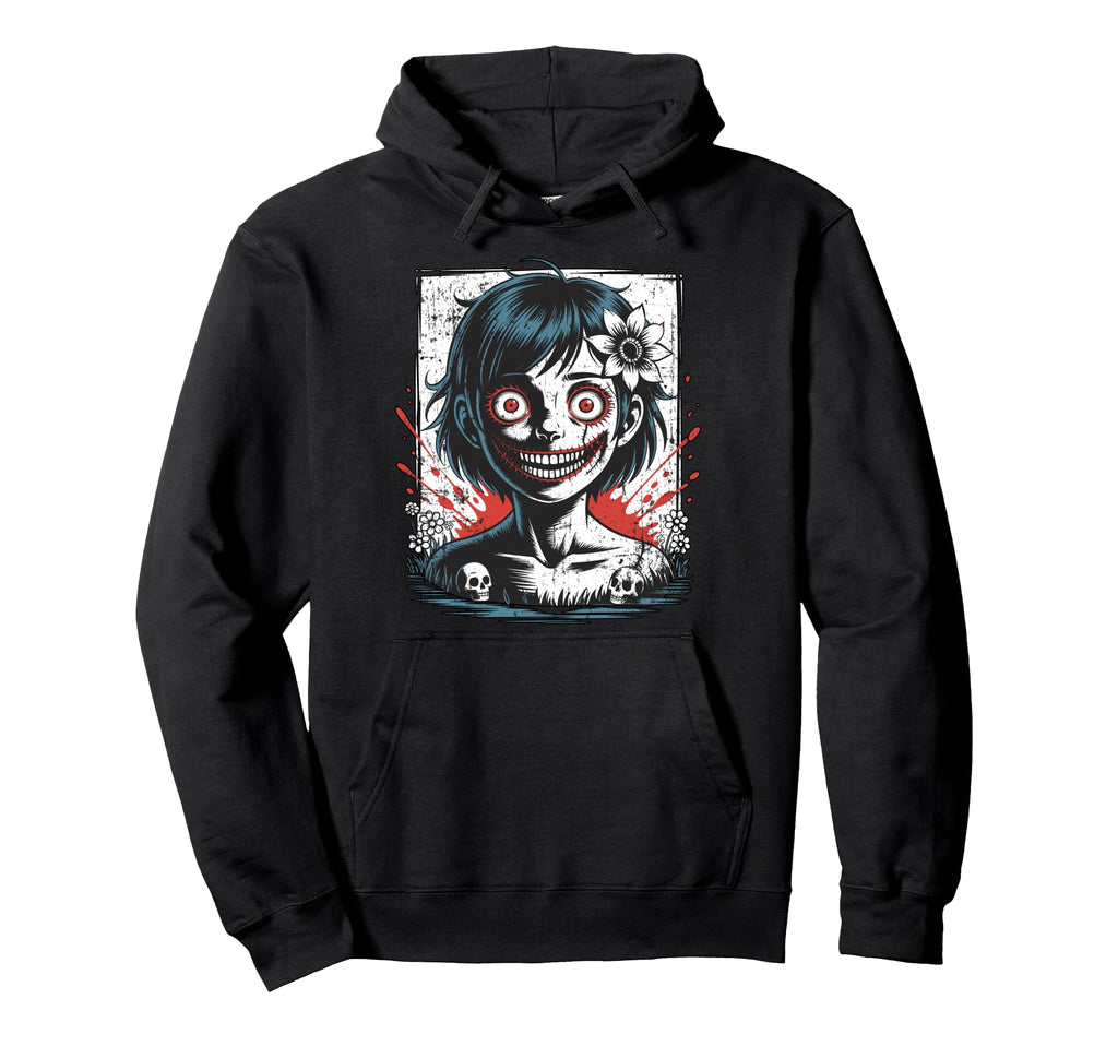 Japanese Horror Anime Manga Japan Y2K Hoodie - Graphic Print for Adults - T-Shirt, Sweatshirt, Hoodie