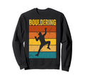 Bouldering Climber Sunset Sweatshirt - Fun Novelty Design for Adults - T-Shirt, Sweatshirt, Hoodie