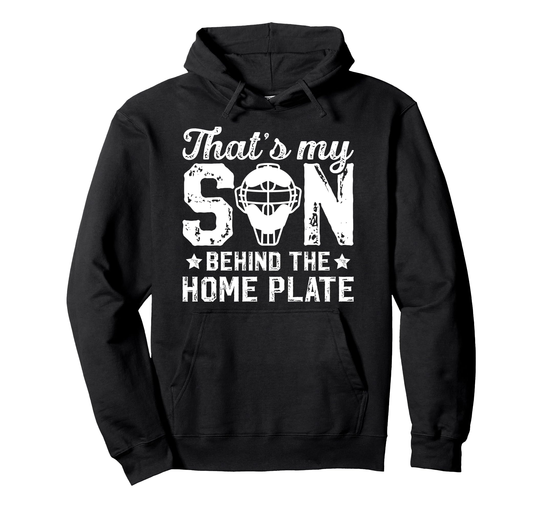 Thats My Son Baseball Catcher Dad Hoodie - Fun Novelty Design Unisex - T-Shirt, Sweatshirt, Hoodie
