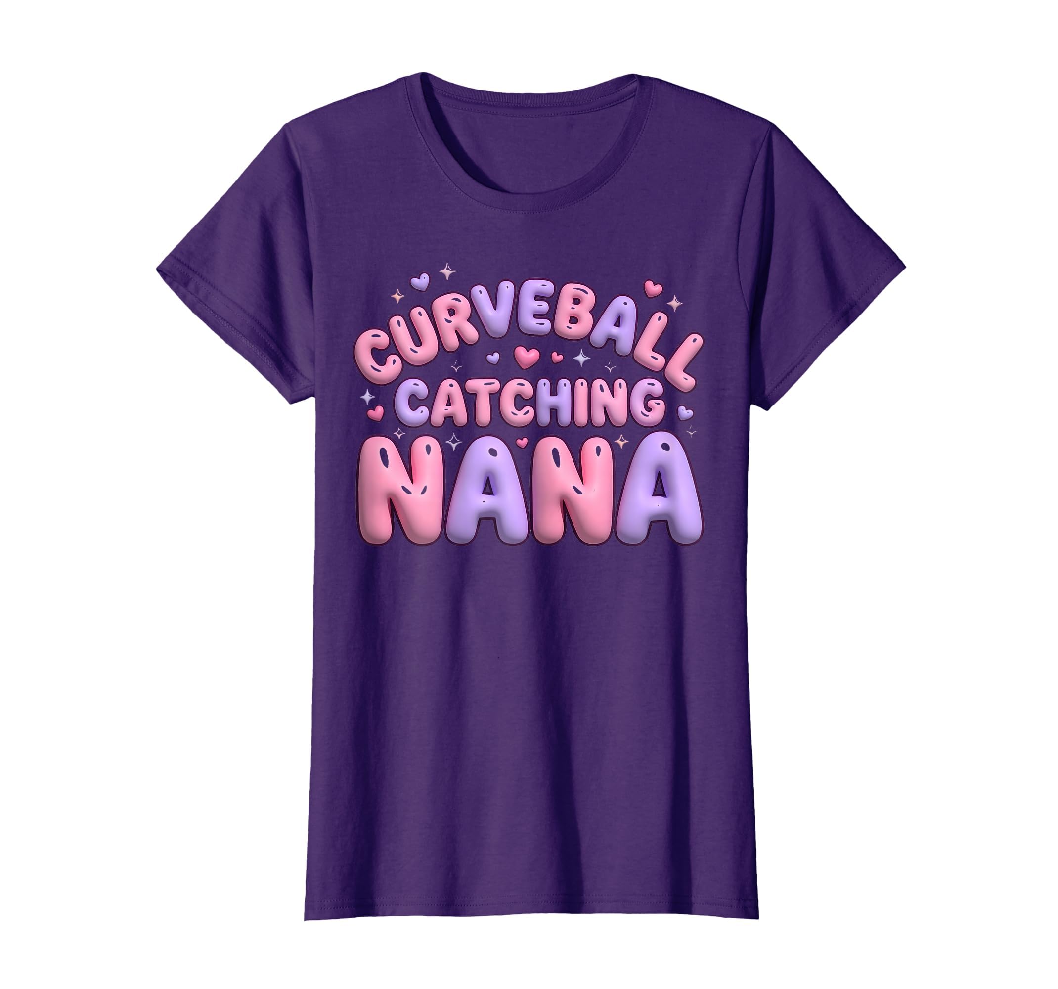 Curveball Catching Nana Baseball T-Shirt - Casual Everyday Wear for Adults - T-Shirt, Sweatshirt, Hoodie