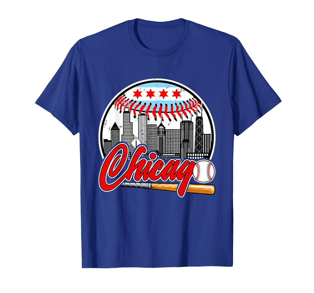 Chicago Funny Baseball Lover Player T-Shirt - Minimalist Print Men Women - T-Shirt, Sweatshirt, Hoodie