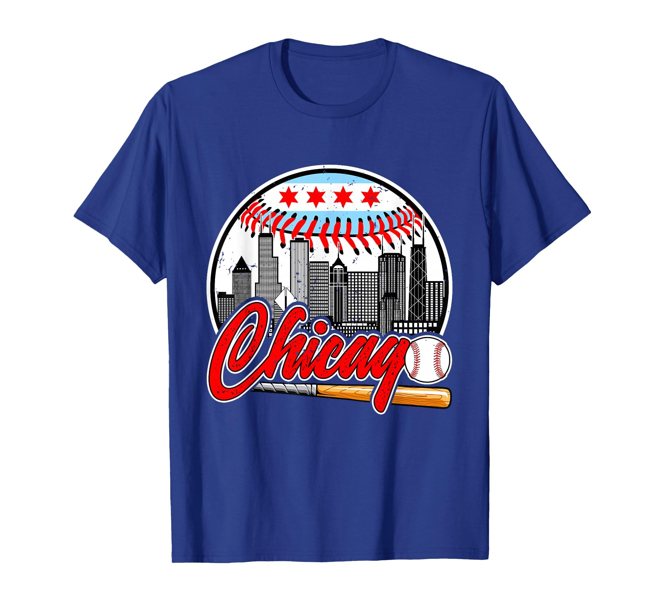 Chicago Funny Baseball Lover Player T-Shirt - Minimalist Print Men Women - T-Shirt, Sweatshirt, Hoodie