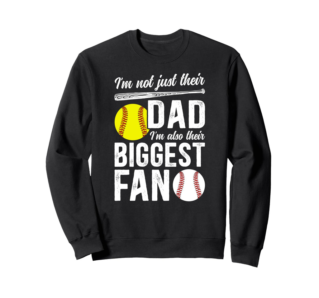 Their Biggest Fan Baseball Sweatshirt - Custom Art Print Men Women - T-Shirt, Sweatshirt, Hoodie