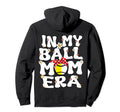 My Ball Mom Era Groovy Baseball Hoodie - Unique Graphic for Adults - T-Shirt, Sweatshirt, Hoodie