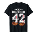 Proud Brother Baseball Player T-Shirt - Casual Everyday Wear for Adults - T-Shirt, Sweatshirt, Hoodie
