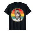 Sunset Whiskered Screech Owl Bird T-Shirt - Casual Everyday Wear Men Women - T-Shirt, Sweatshirt, Hoodie