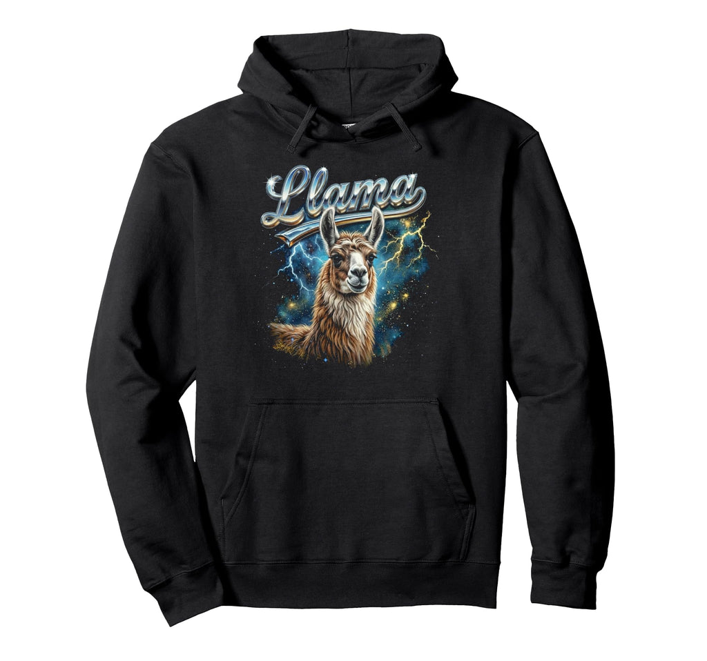 Llama 90S Funny Llama 80S Hoodie - Streetwear Style for Adults - T-Shirt, Sweatshirt, Hoodie