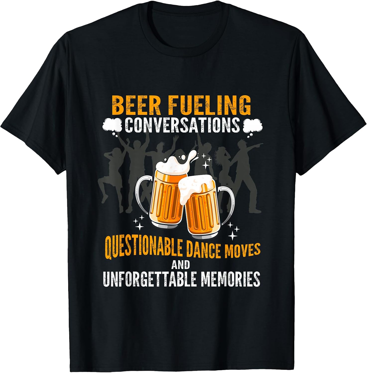 .Beer Fueling conversations Clothes Apparel Merch - Adult & Kids T-Shirts, Sweatshirts & Hoodies apparel design preview 1