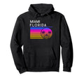 Miami Florida Vaporwave Aesthetic Lofi Hoodie - Graphic Print Unisex - T-Shirt, Sweatshirt, Hoodie
