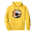 Boho Halloween Cat Ghost Spooky Hoodie - Fun Novelty Design for Adults - T-Shirt, Sweatshirt, Hoodie