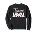 Baseball Team Mom Sweatshirt - Casual Everyday Wear for Adults - T-Shirt, Sweatshirt, Hoodie