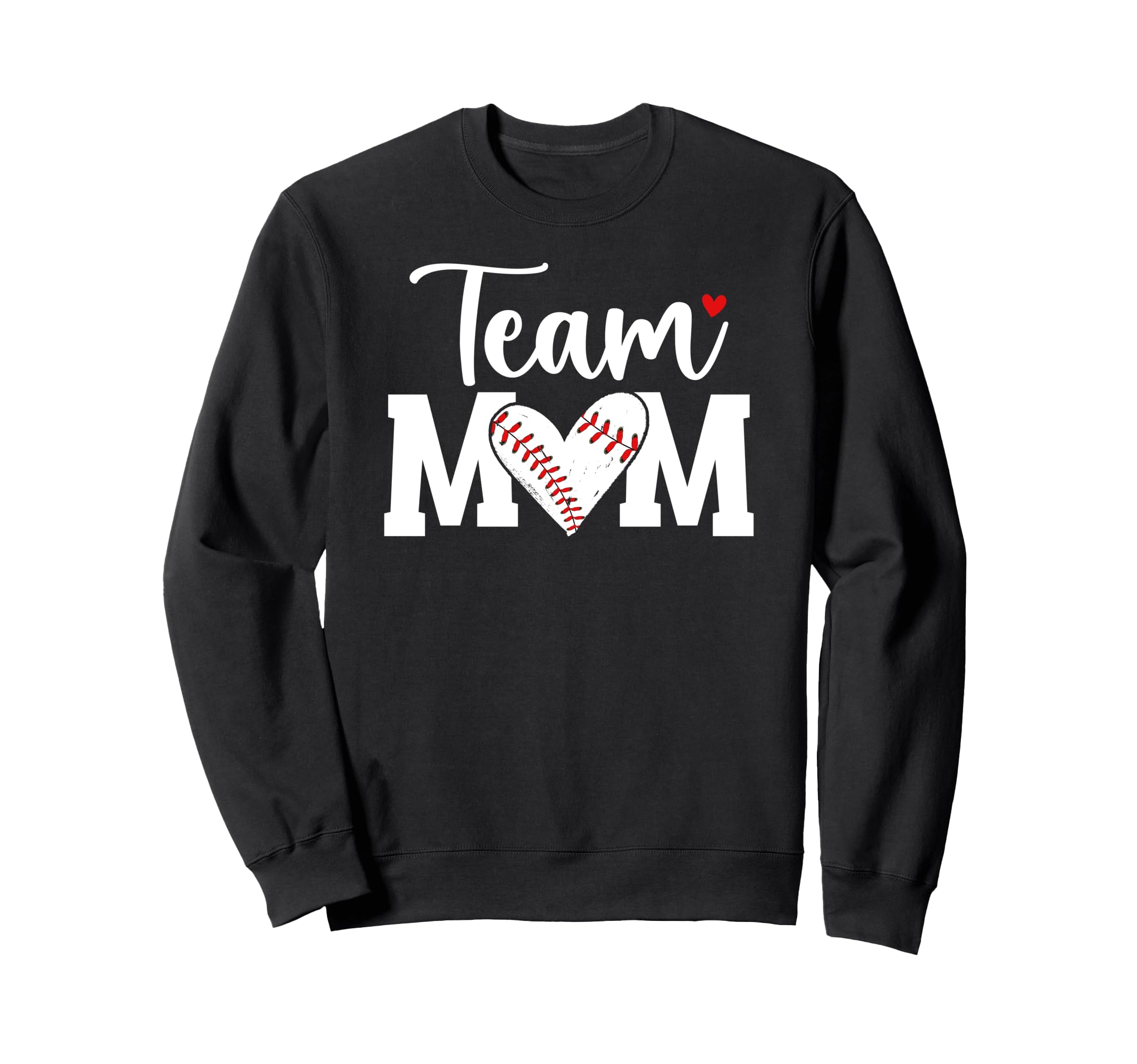 Baseball Team Mom Sweatshirt - Casual Everyday Wear for Adults - T-Shirt, Sweatshirt, Hoodie
