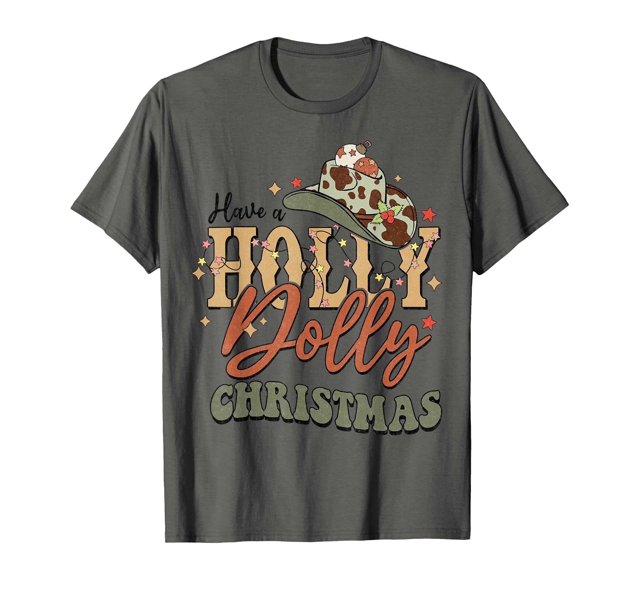 Western Howdy Cowboy Hat Jolly T-Shirt - Trendy Graphic for Adults - T-Shirt, Sweatshirt, Hoodie