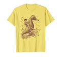 Surreal Cowboy Riding Sea Horse T-Shirt - Casual Everyday Wear for Adults - T-Shirt, Sweatshirt, Hoodie