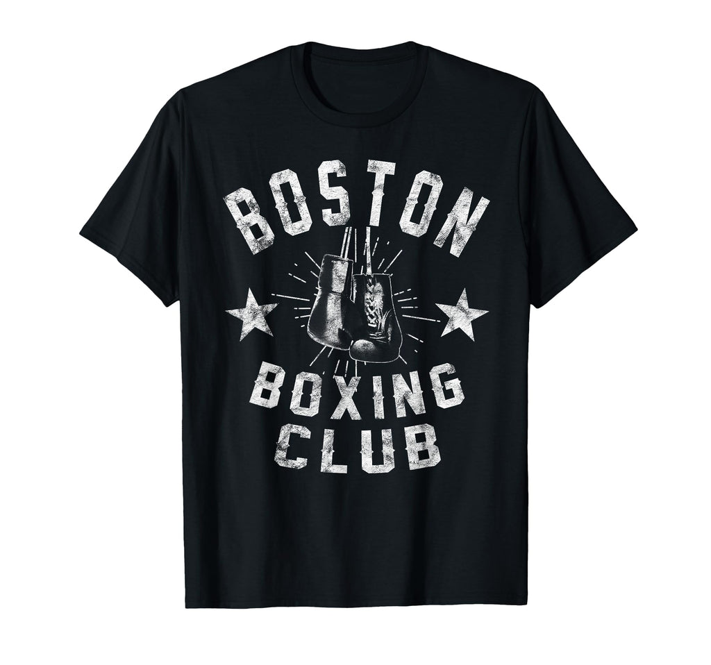 Boston Boxing Club Distressed Boxer T-Shirt - Aesthetic Graphic for Adults - T-Shirt, Sweatshirt, Hoodie