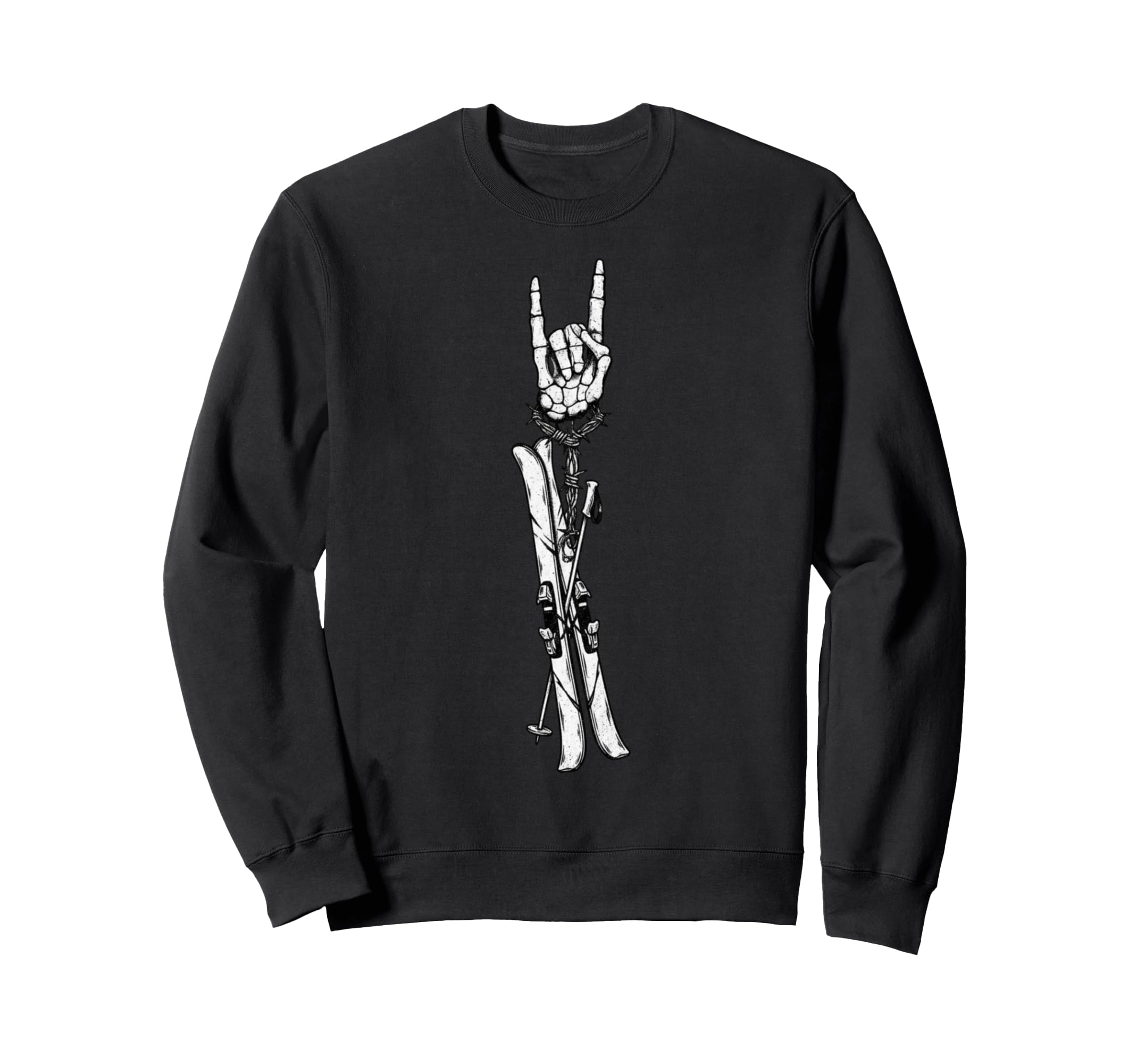 Ski Bum Skiing Skier 90S Alt Metal Sweatshirt - Unique Graphic Unisex - T-Shirt, Sweatshirt, Hoodie