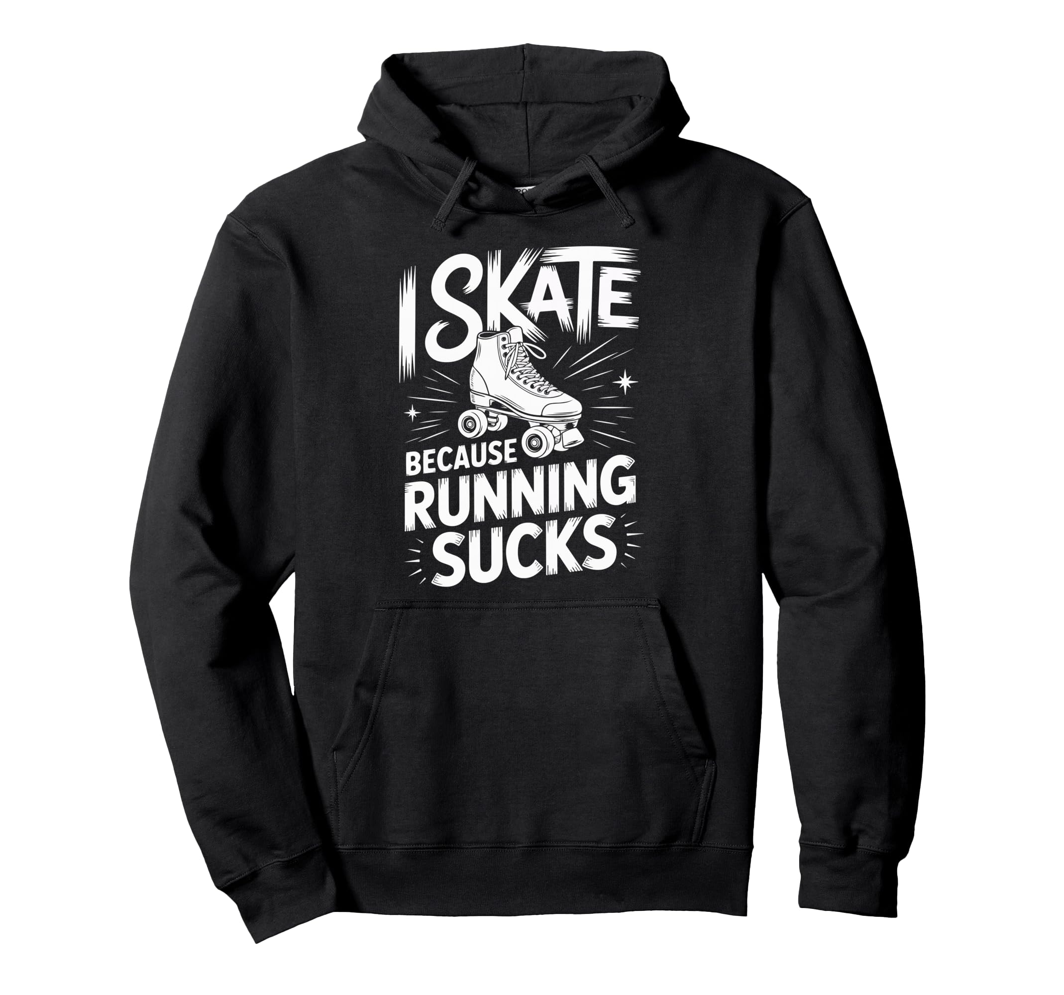 I Skate Because Running Sucks Sunset Hoodie - Streetwear Style Unisex - T-Shirt, Sweatshirt, Hoodie