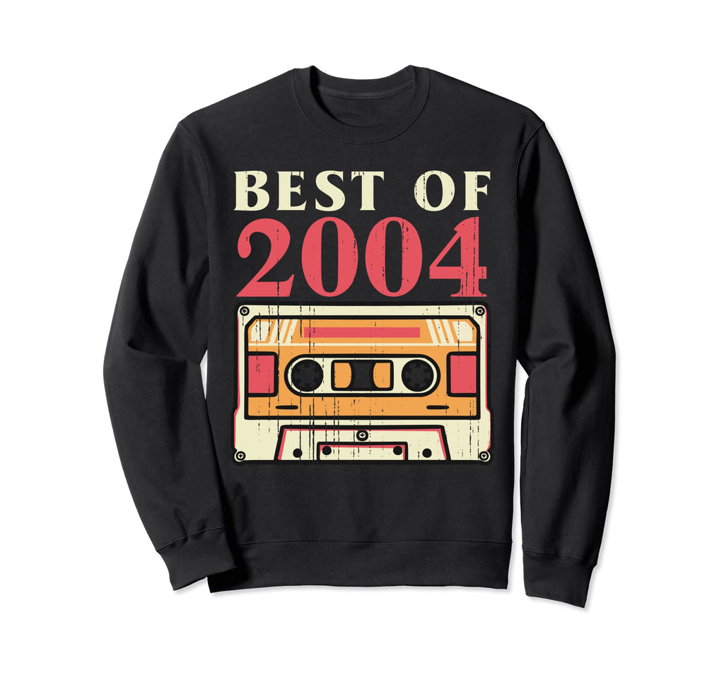 Best 2004 Cassette Tape 19 Years Old Sweatshirt - Aesthetic Graphic Unisex - T-Shirt, Sweatshirt, Hoodie