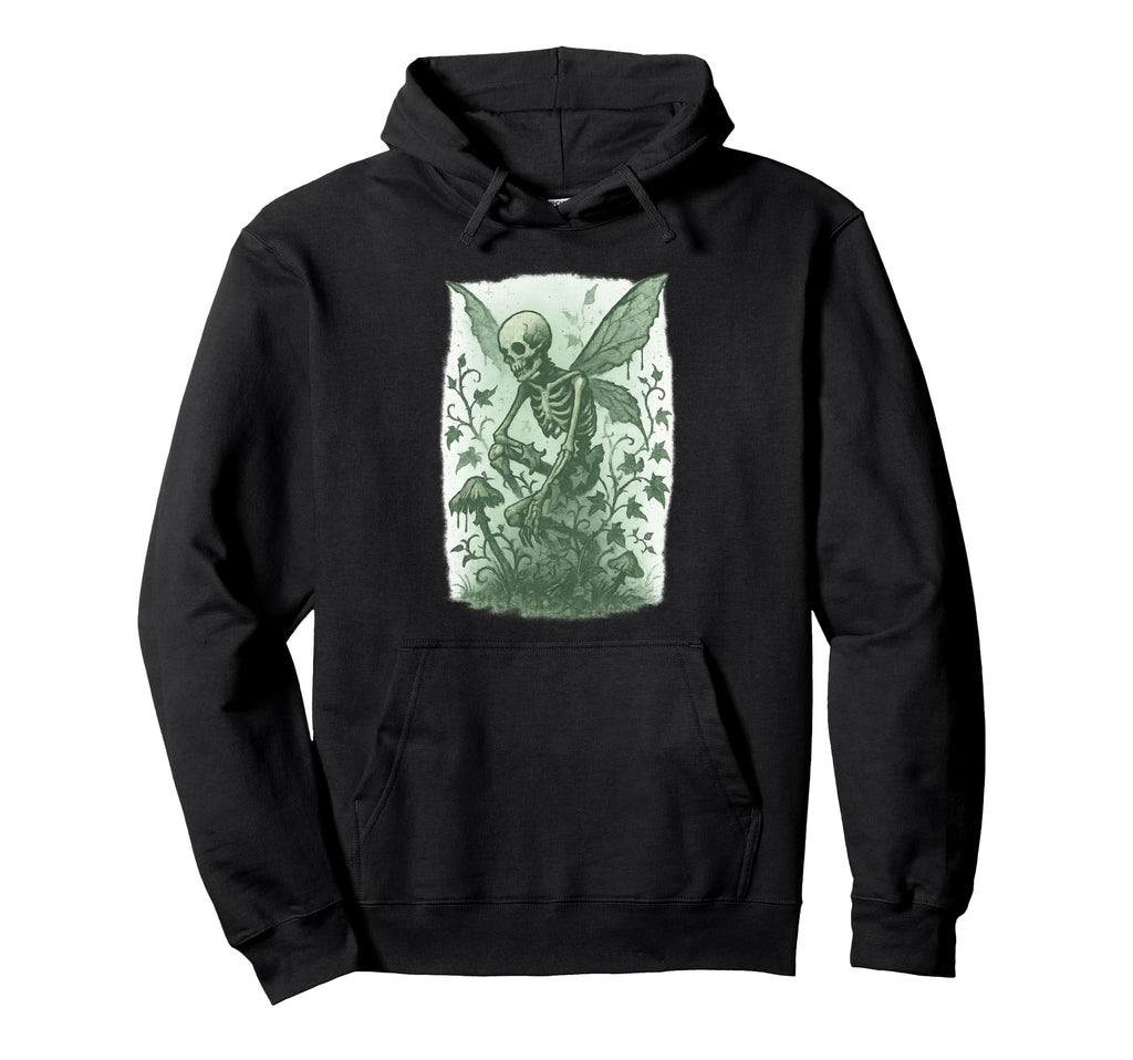 Y2K Grunge Fairycore Therian Skeleton Hoodie - Novelty Apparel for Adults - T-Shirt, Sweatshirt, Hoodie