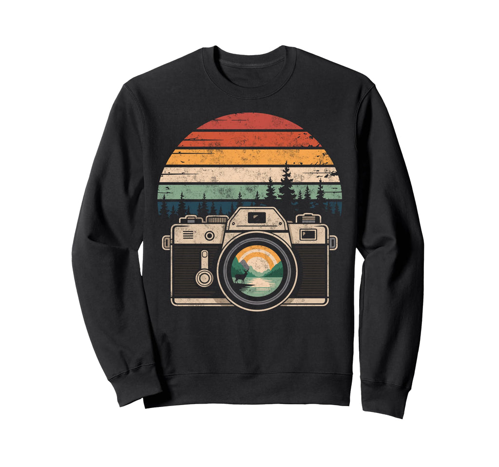 Photo Camera Nature Photographer Sweatshirt - Minimalist Print Unisex - T-Shirt, Sweatshirt, Hoodie