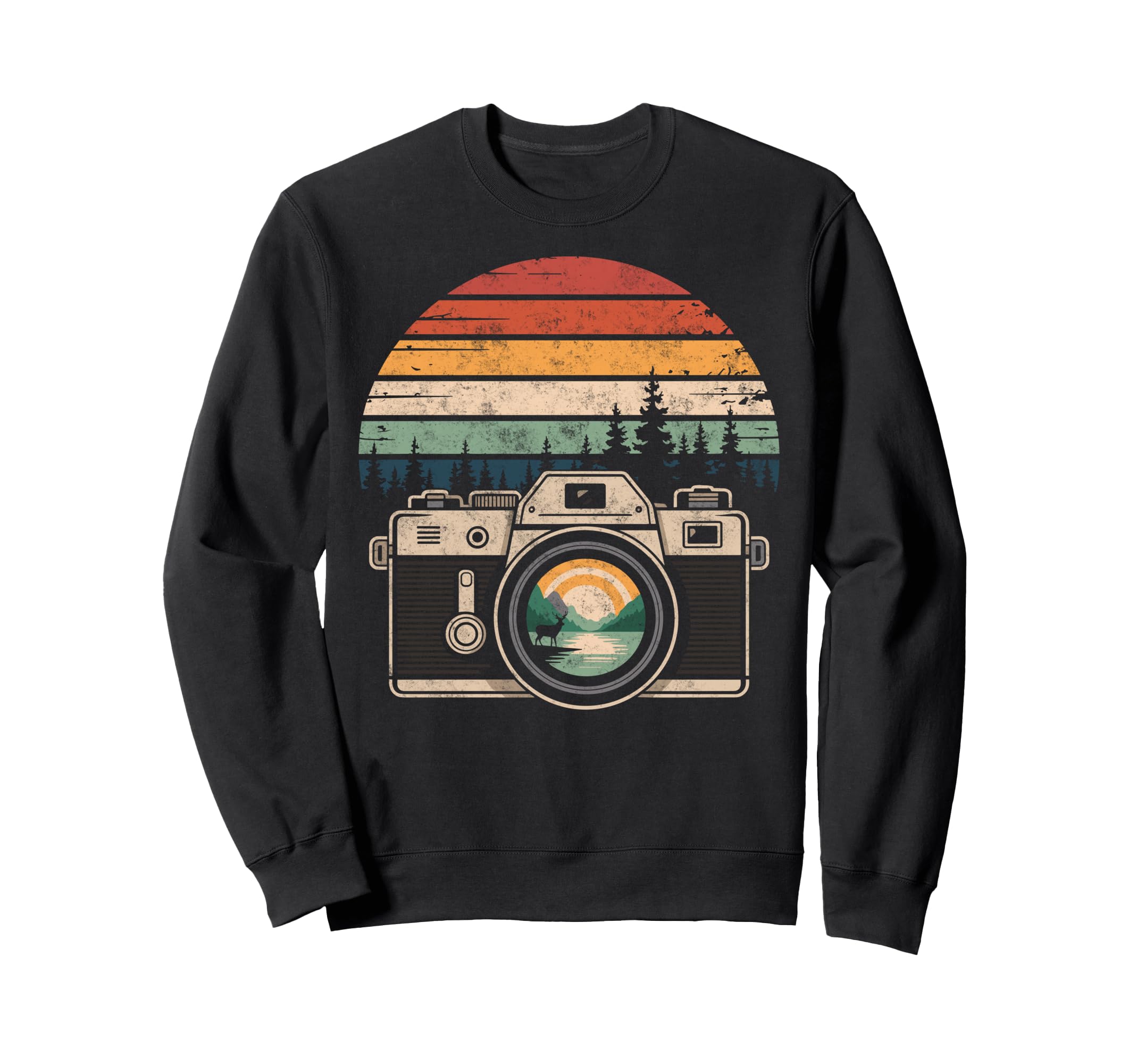 Photo Camera Nature Photographer Sweatshirt - Minimalist Print Unisex - T-Shirt, Sweatshirt, Hoodie