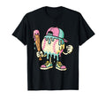 Melted Ice Cream Baseball Mascot Pastel T-Shirt - Streetwear Style Unisex - T-Shirt, Sweatshirt, Hoodie