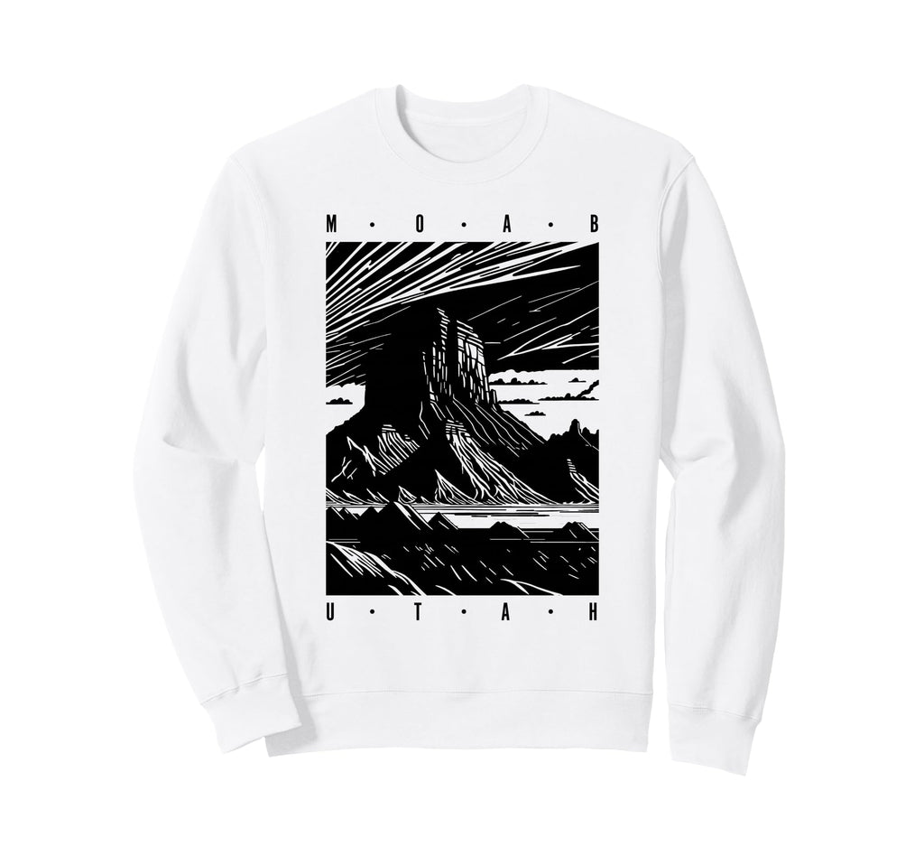 Moab Utah Sunset Scenic Red Rocks Sweatshirt - Custom Art Print Unisex - T-Shirt, Sweatshirt, Hoodie