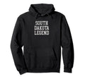 South Dakota Legend Funny Distressed Hoodie - Minimalist Print Unisex - T-Shirt, Sweatshirt, Hoodie