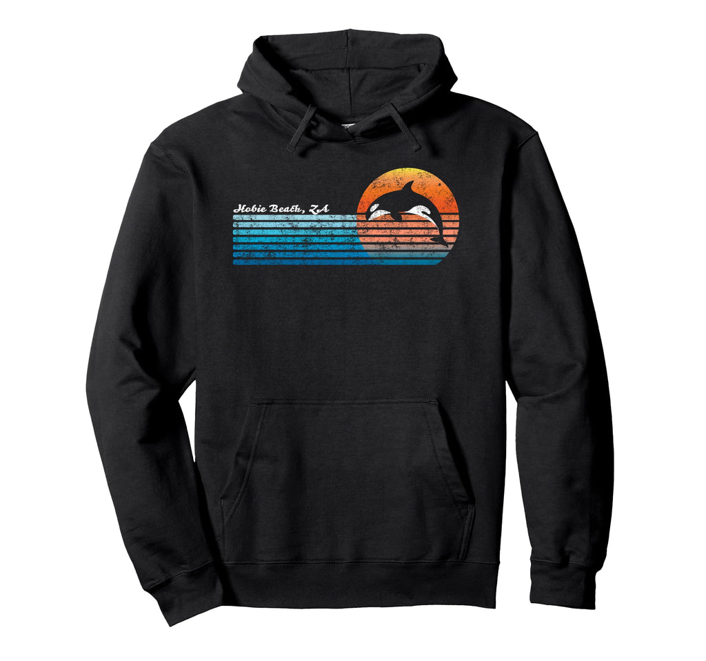 Hobie Beach South Africa 80S Orka Sunset Hoodie - Streetwear Style Unisex - T-Shirt, Sweatshirt, Hoodie