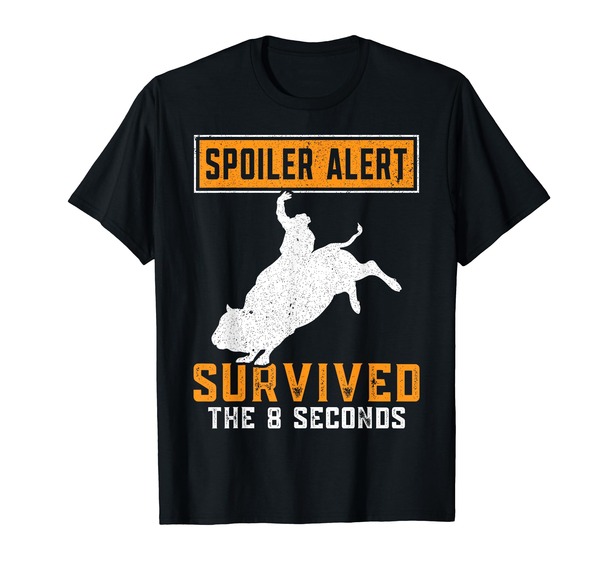 I Survived My 8 Seconds Rodeo Bull T-Shirt - Minimalist Print Unisex - T-Shirt, Sweatshirt, Hoodie