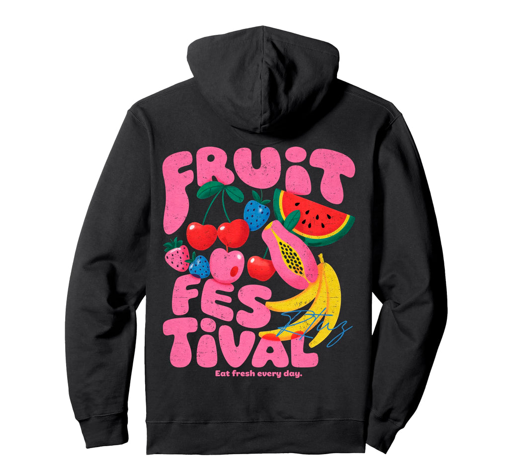 Fruit Y2K Back Streetwear Hoodie - Casual Everyday Wear Men Women - T-Shirt, Sweatshirt, Hoodie