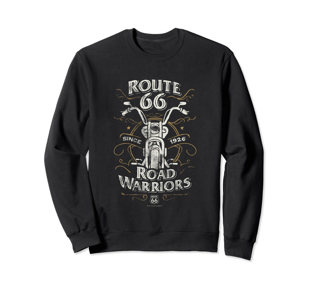 Route 66 Road Warriors Sweatshirt - Minimalist Print Men Women - T-Shirt, Sweatshirt, Hoodie